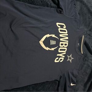 Nike Cowboys Navy Blue Nike Dri-Fit T-Shirt Youth Large